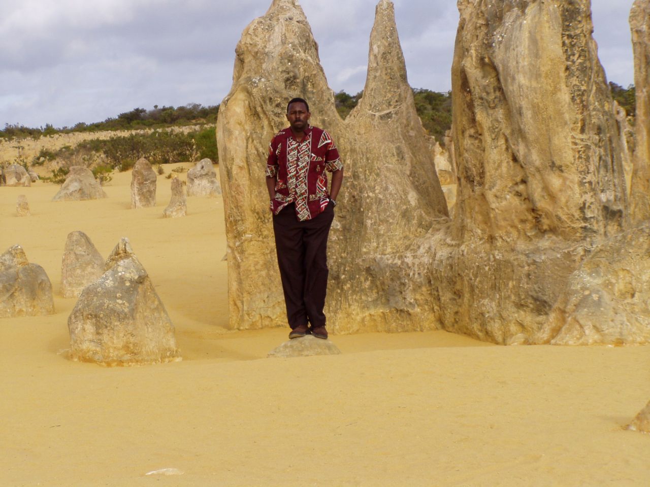 Tom Maina, the NACC Corporate Services Manager enjoys being in the outdoors.