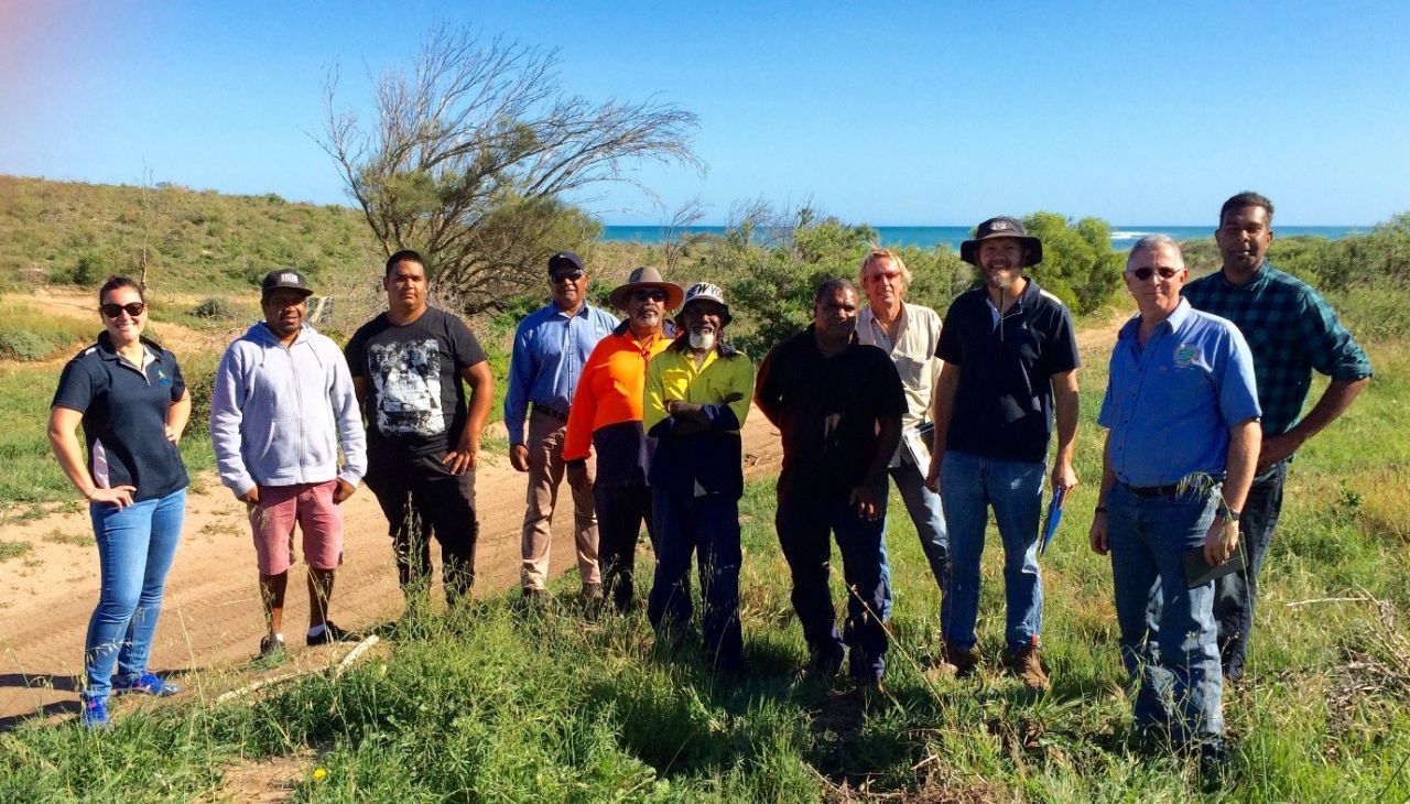 Traditional Owners on-country in the Shire of Chapman Valley.