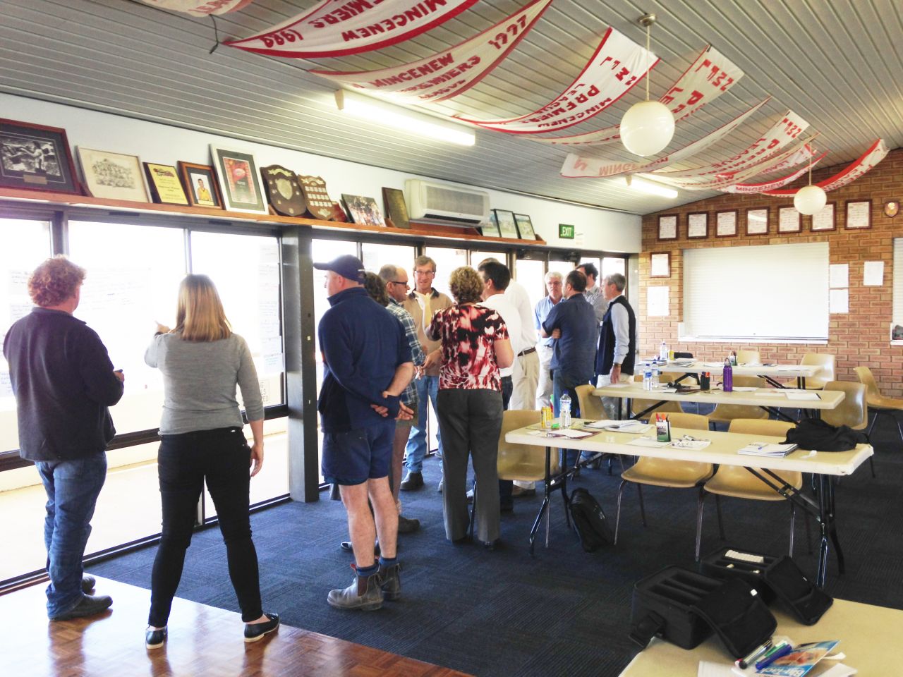 People network and share their ideas and experiences as part of GRDC's event.