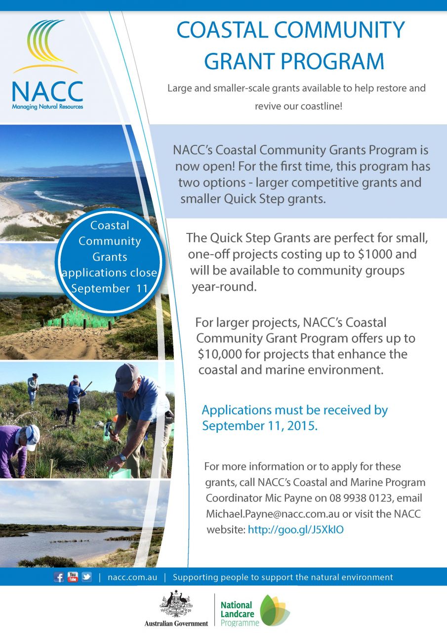 This program is supported by the Northern Agricultural Catchments Council, through the Australian Government's National Landcare Programme.