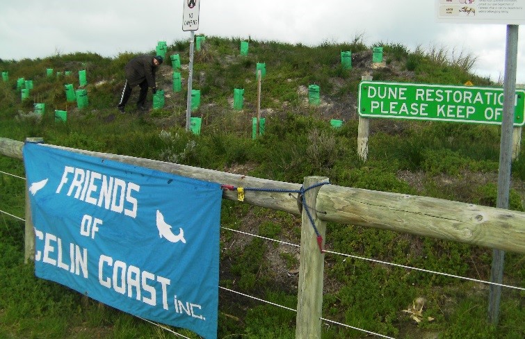 Friends of Lancelin Coast and community complete some enhancement planting at Lancelin.